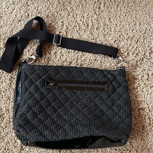 Black Quilted Crossbody Bag